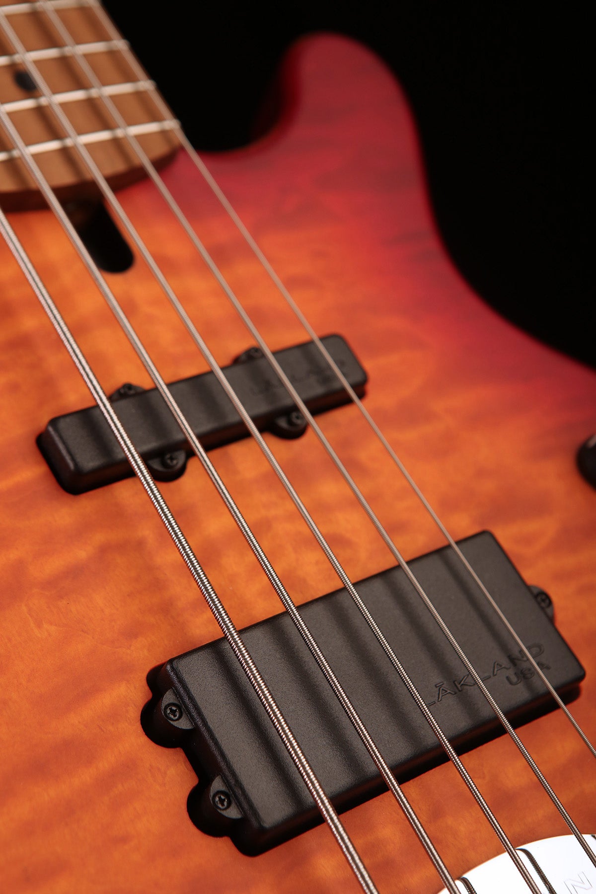 Lakland Skyline 55-02 Deluxe Satin Cherry Burst - Bass Centre Music Store Melbourne