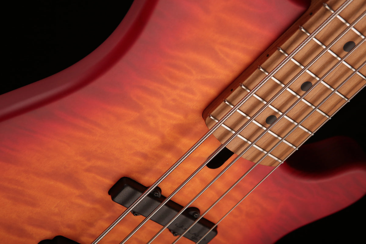 Lakland Skyline 55-02 Deluxe Satin Cherry Burst - Bass Centre Music Store Melbourne