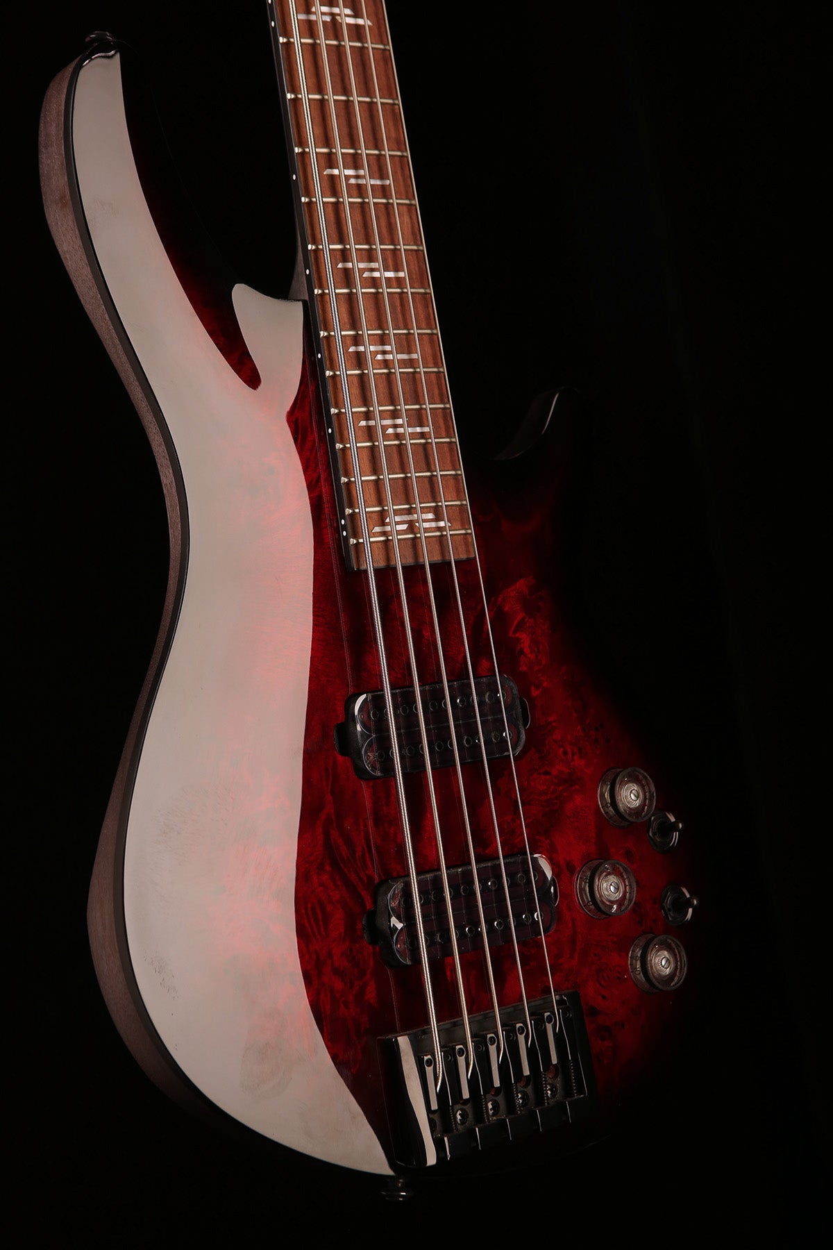 Schecter Omen Elite 5 in Black Cherry Burst - Bass Centre Music Store Melbourne