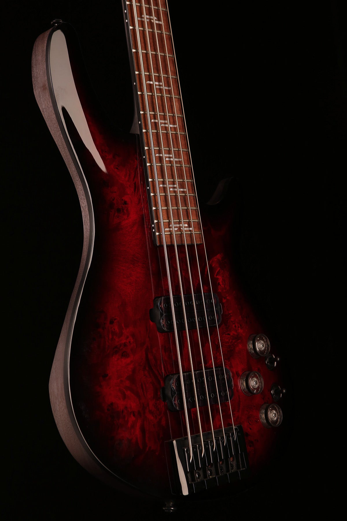Schecter Omen Elite 5 in Black Cherry Burst - Bass Centre Music Store Melbourne