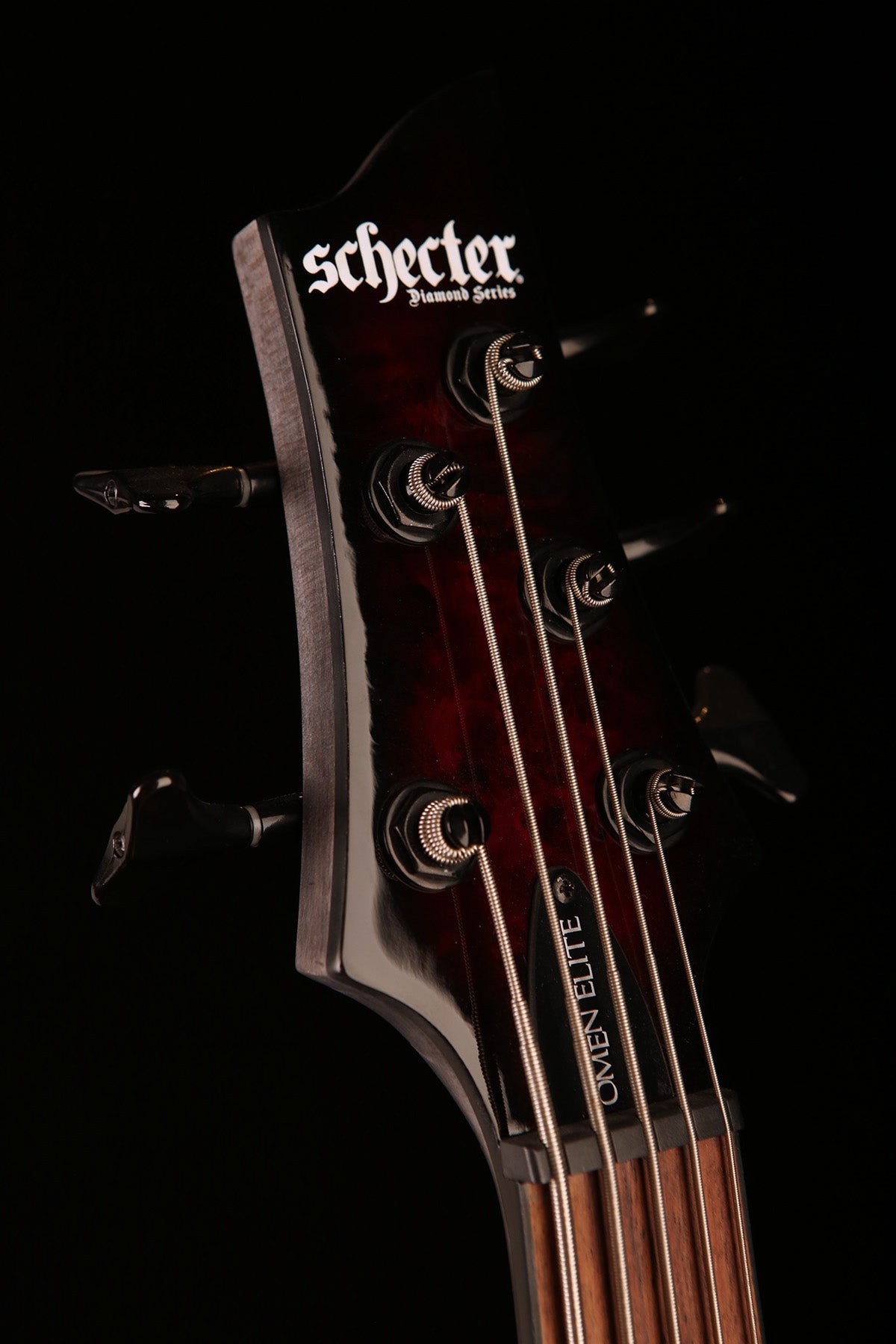 Schecter Omen Elite 5 in Black Cherry Burst - Bass Centre Music Store Melbourne