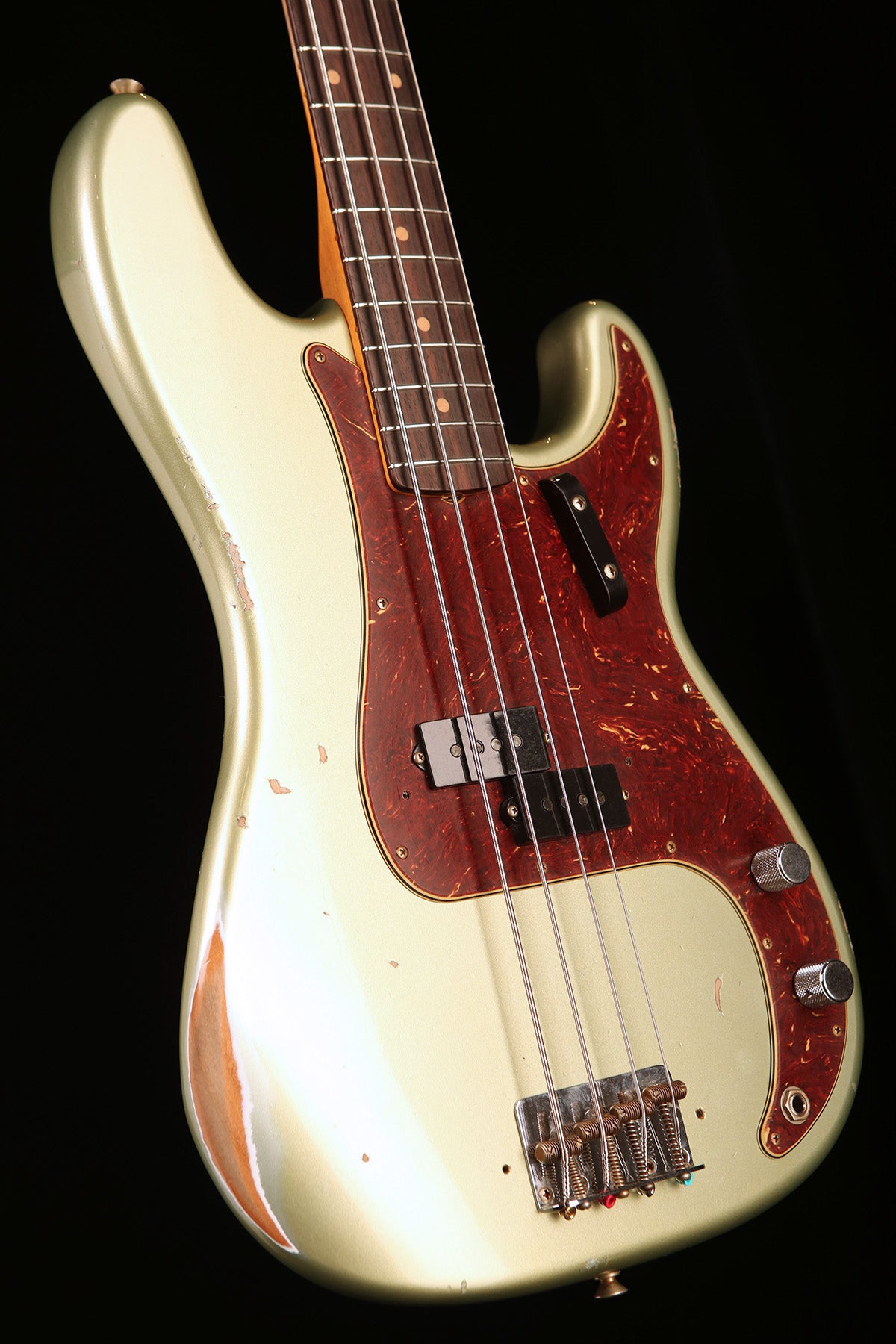 Fender Custom Shop 1960 Precision Bass Super Faded Aged Sage Green Metallic - Bass Centre Music Store Melbourne