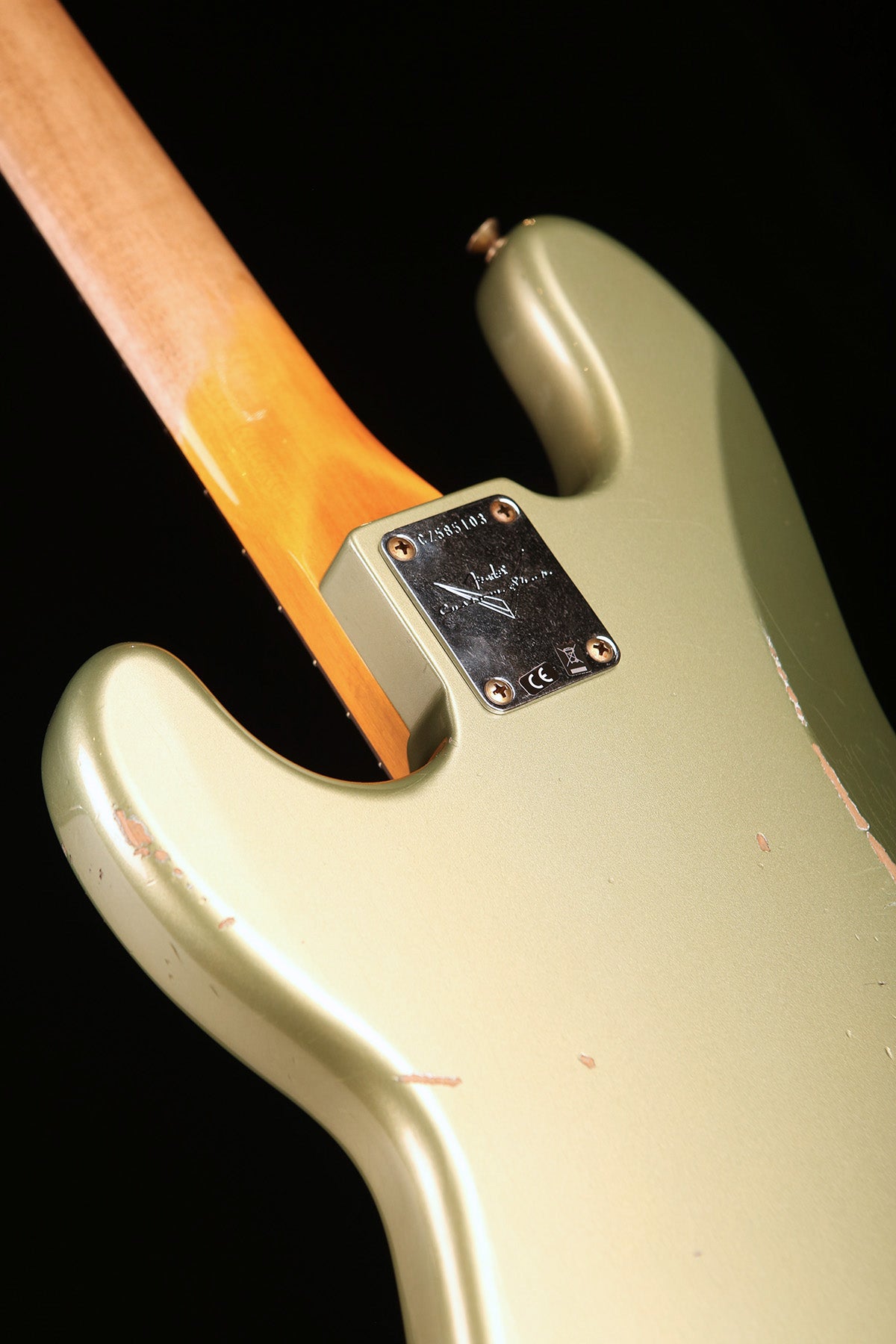 Fender Custom Shop 1960 Precision Bass Super Faded Aged Sage Green Metallic - Bass Centre Music Store Melbourne