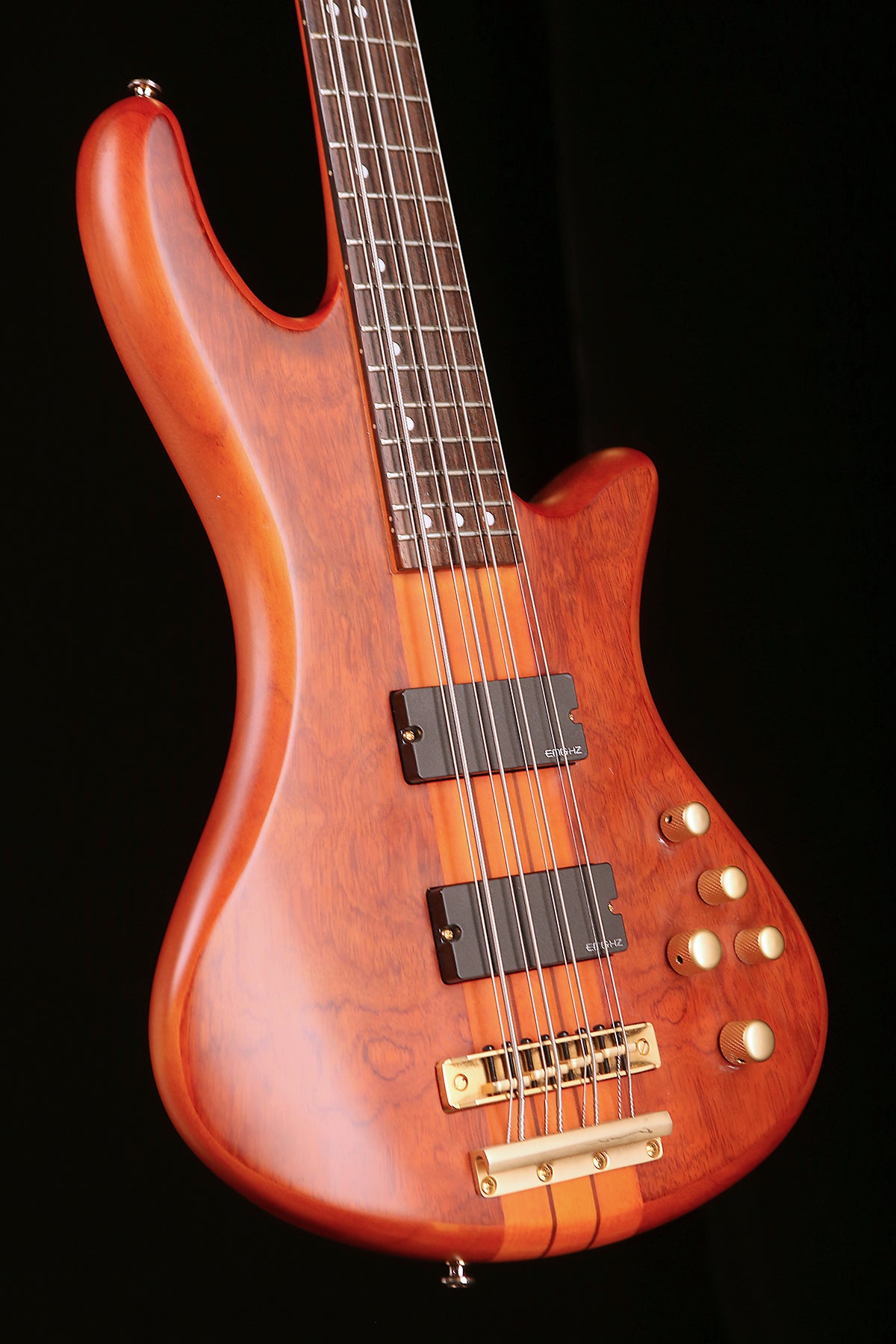 Preloved Schecter Stiletto Studio-8 Honey Satin with case