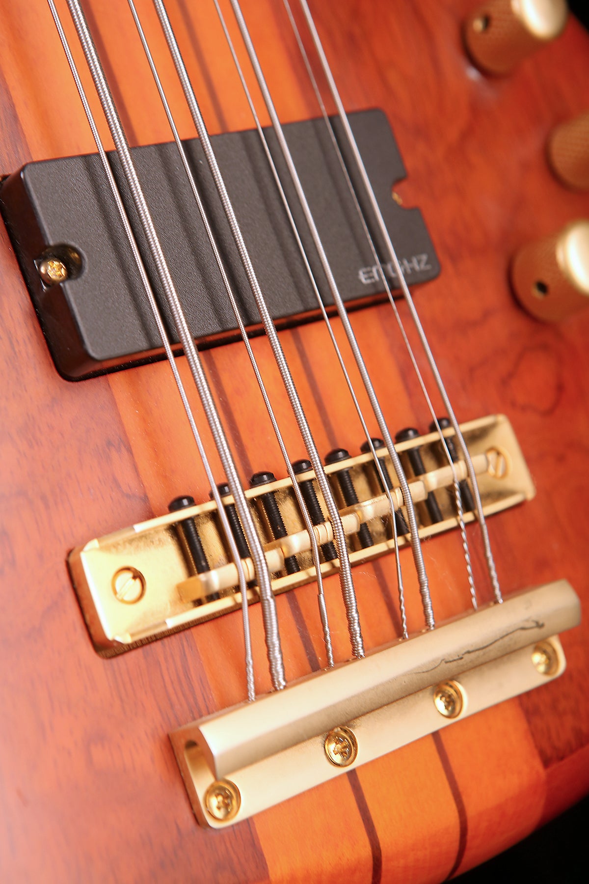 Preloved Schecter Stiletto Studio-8 Honey Satin with case