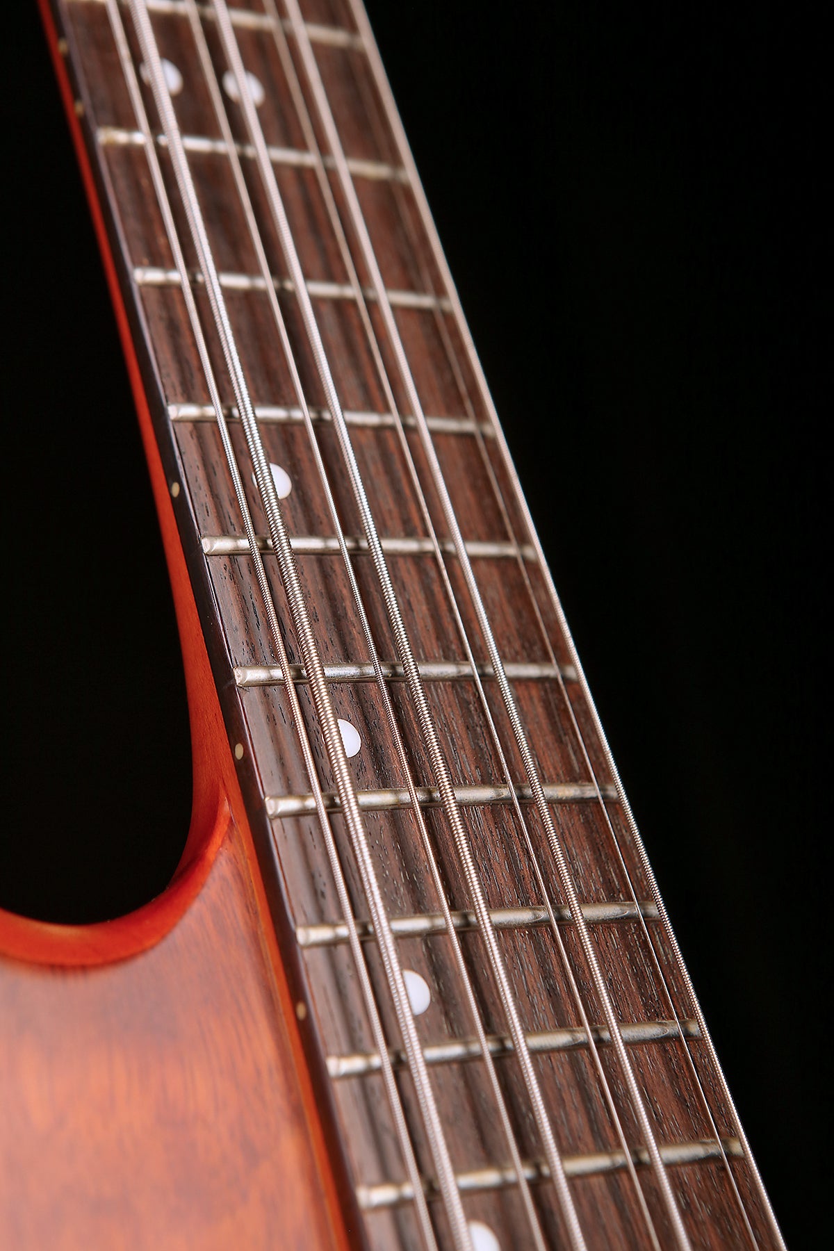 Preloved Schecter Stiletto Studio-8 Honey Satin with case