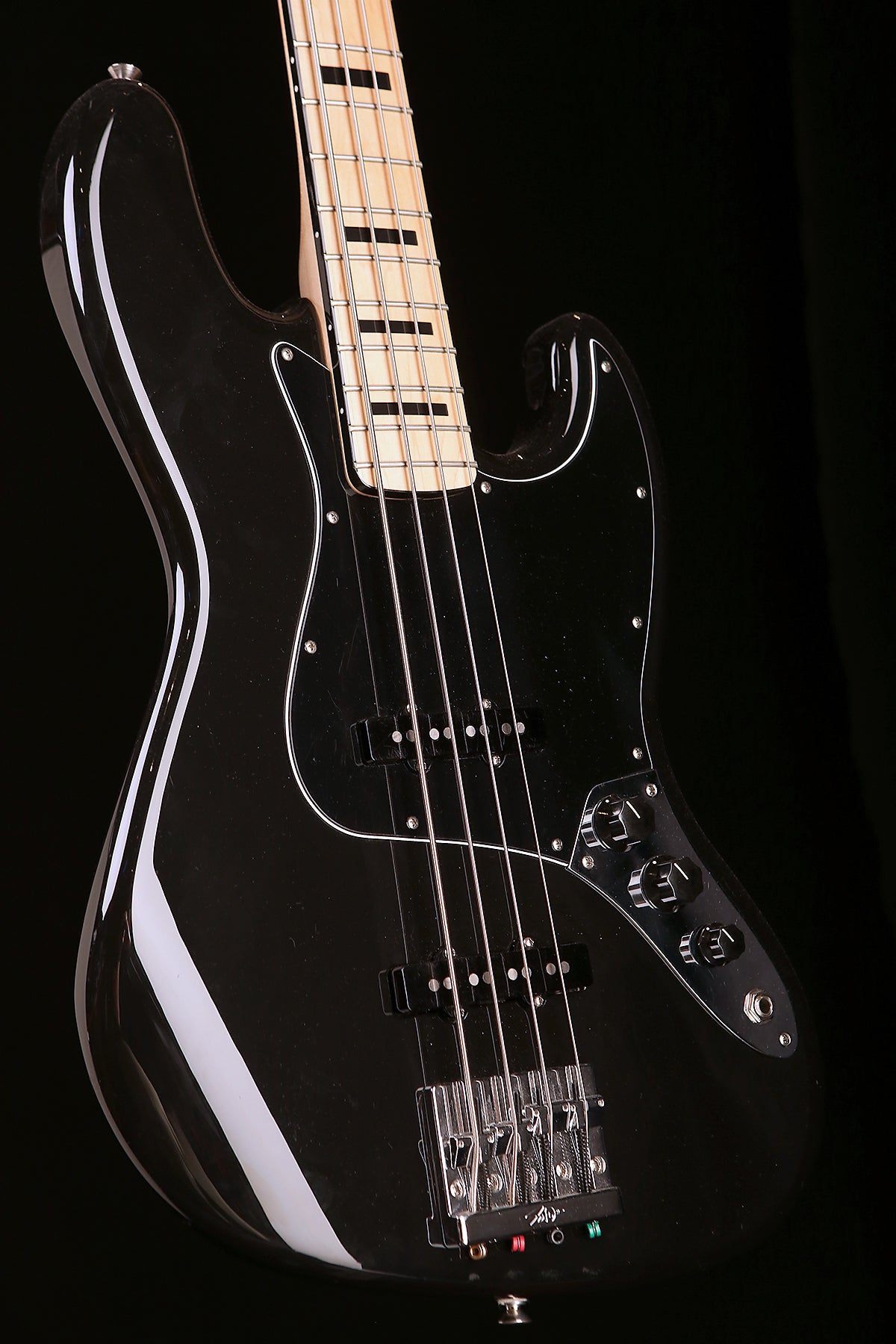 Preloved 2021 Geddy Lee Jazz Bass MIM Black w/Gigbag