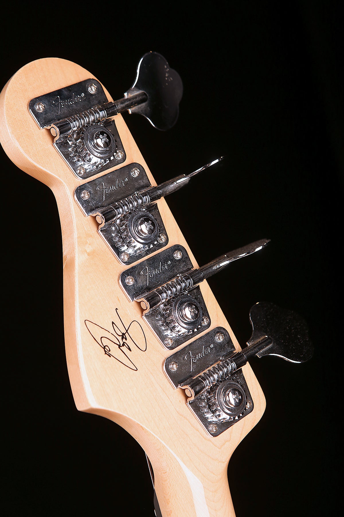 Preloved 2021 Geddy Lee Jazz Bass MIM Black w/Gigbag