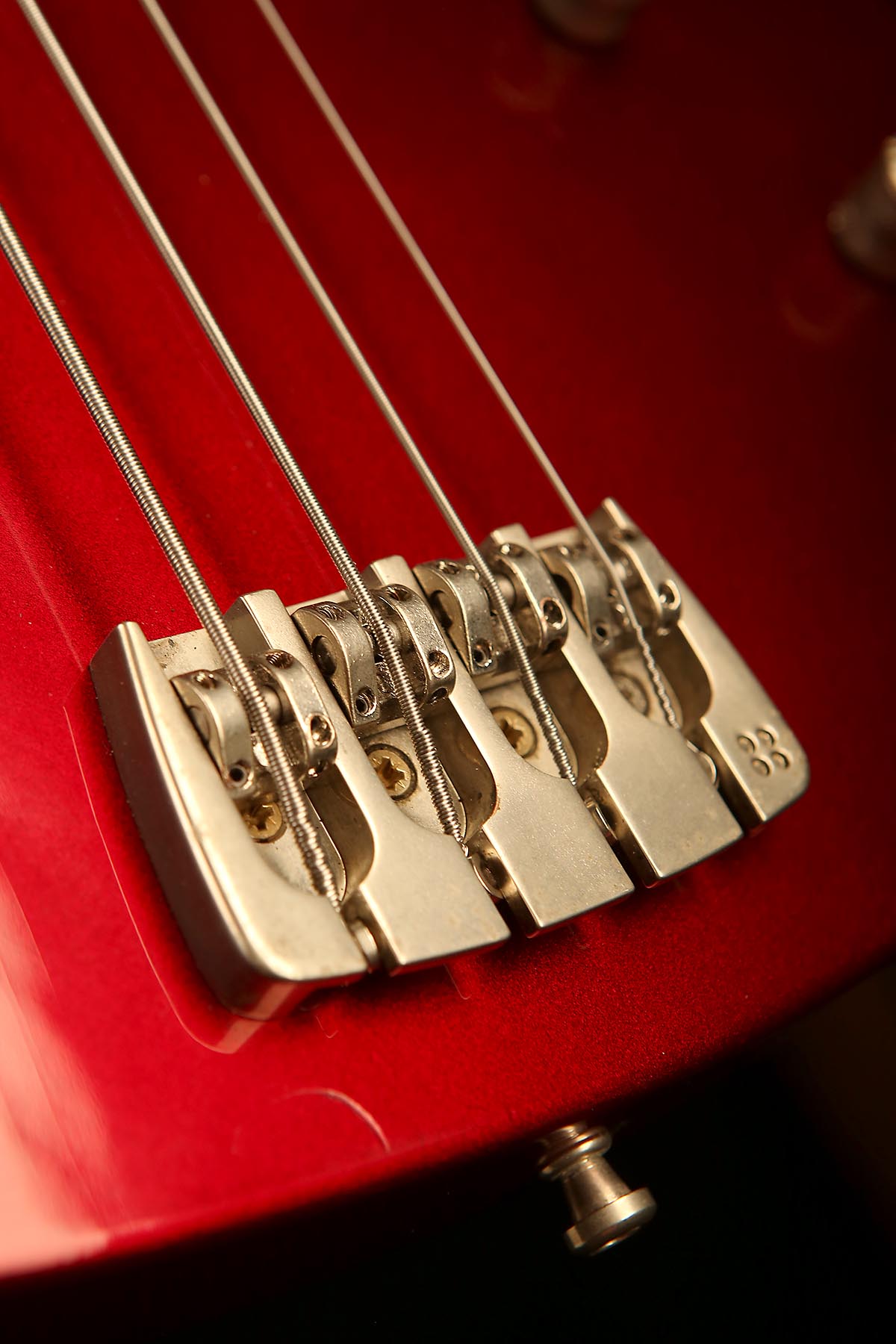 Sandberg Florence Short Scale - Candy Apple Red Soft Aged - Bass Centre Music Store Melbourne