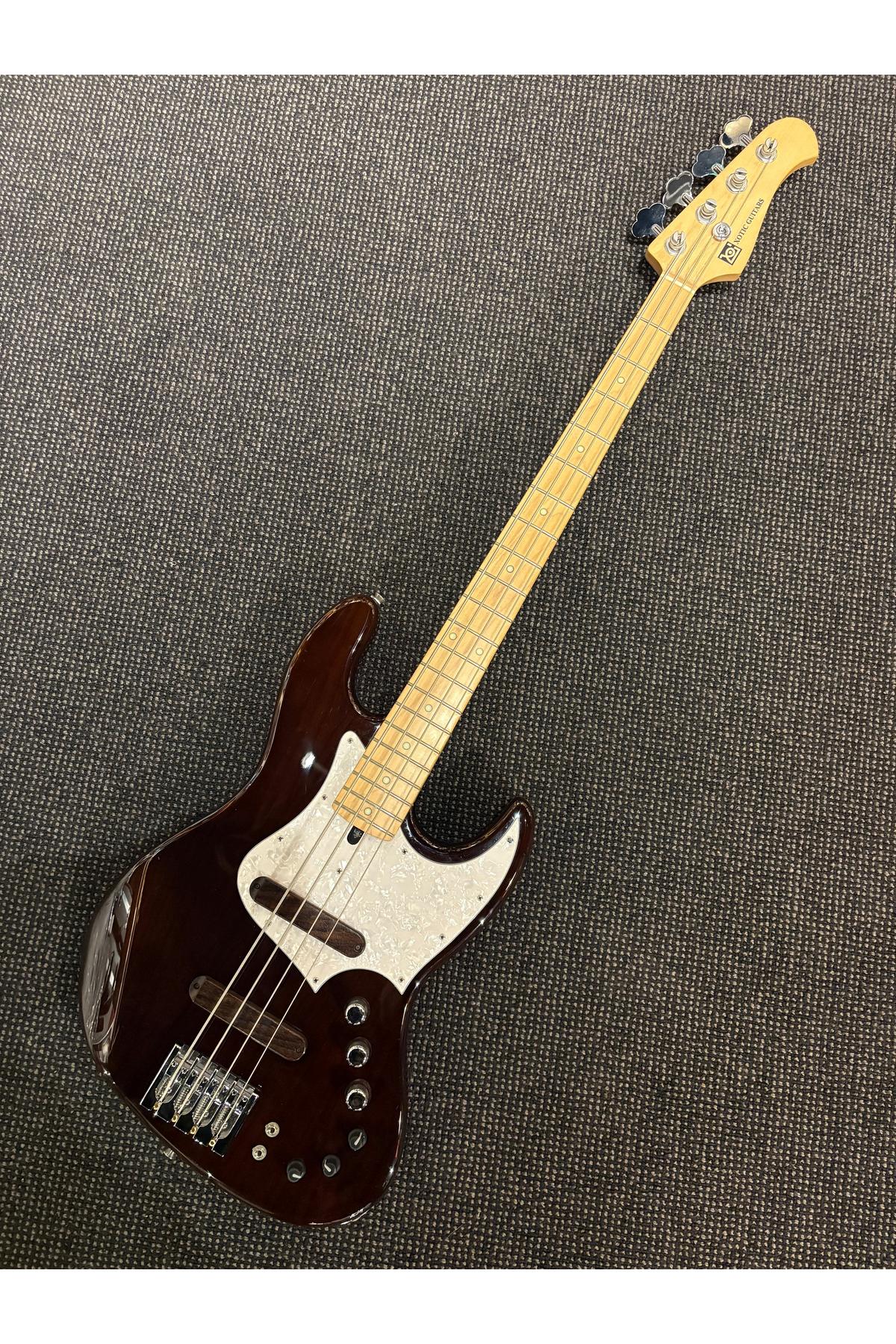 Preloved Xotic JPN XJ 1T 4 String Transparent Wine