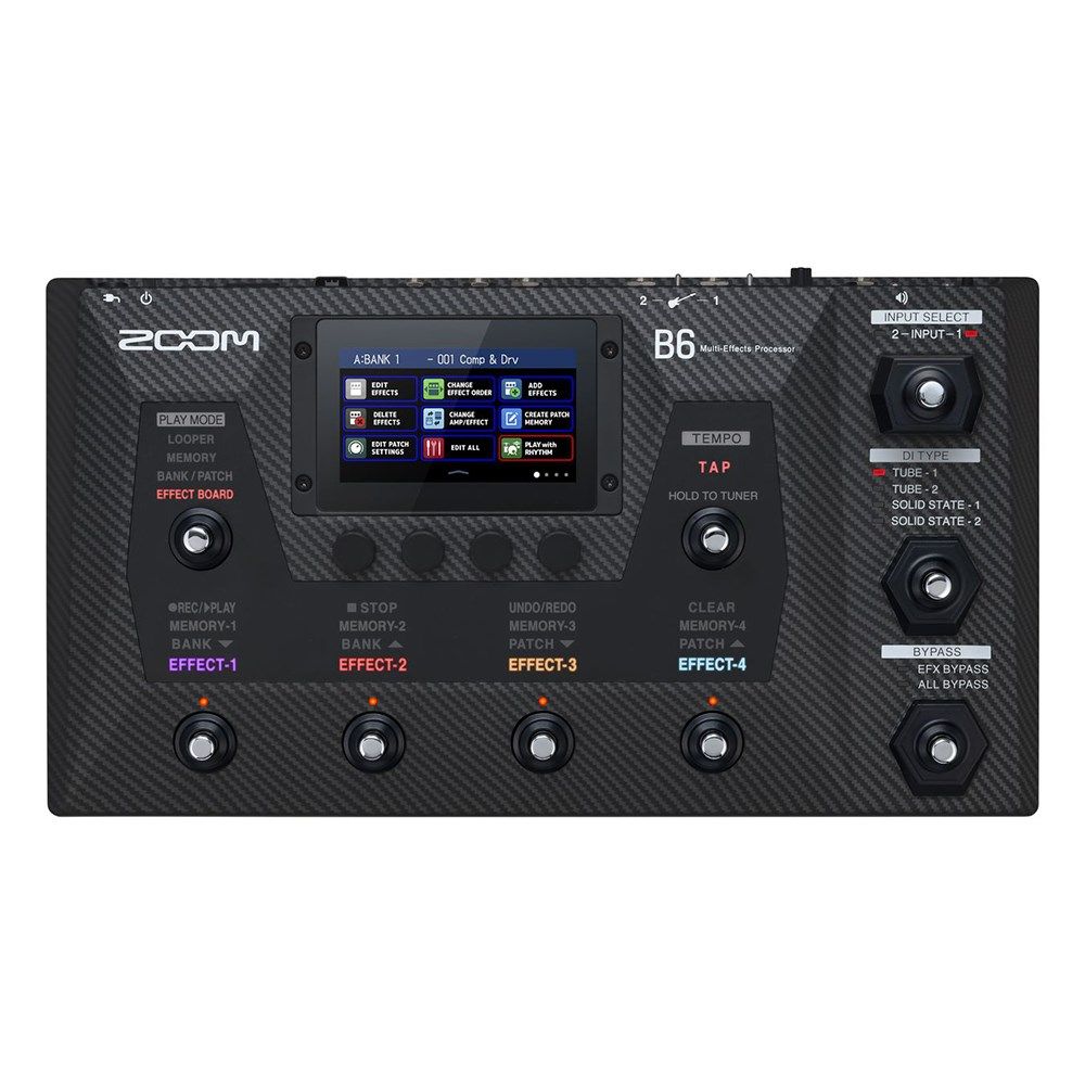 Zoom B6 Bass Multi Effects Unit - Bass Centre Music Store Melbourne