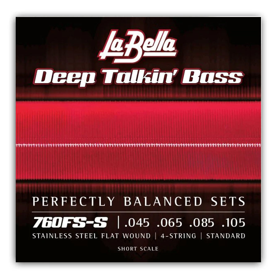 La Bella 760FS-S Deep Talkin’ Bass Flats 45-105 for Short Scale (30&quot;) Basses - Bass Centre Music Store Melbourne