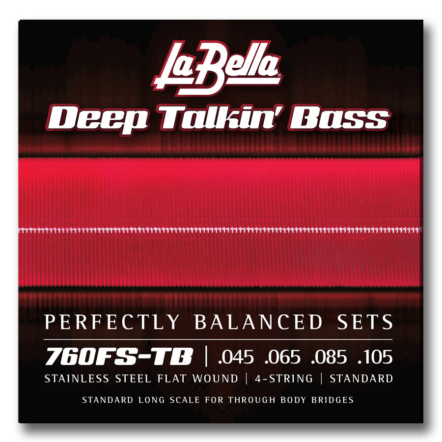 La Bella 760FS-TB Through Body Flatwounds - Bass Centre Music Store Melbourne