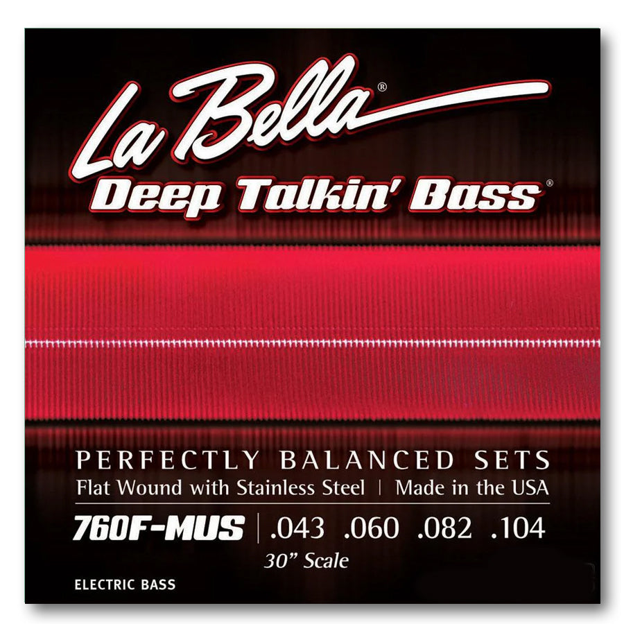 La Bella 760F-MUS 30&#39; scale Flatwounds Mustang Bass - Bass Centre Music Store Melbourne