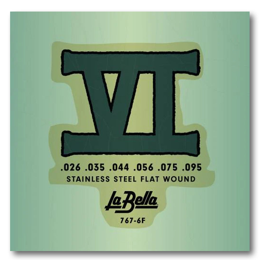 La Bella 767-6F Flatwounds For Fender Bass VI - Bass Centre Music Store Melbourne