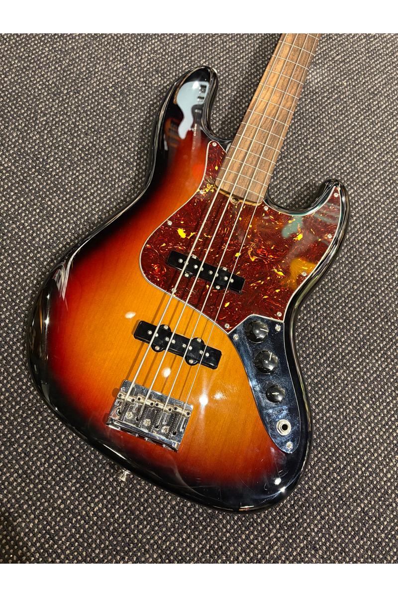 Preloved Fender Am Pro II Jazz Bass Fretless Sunburst w/case - Bass Centre Music Store Melbourne