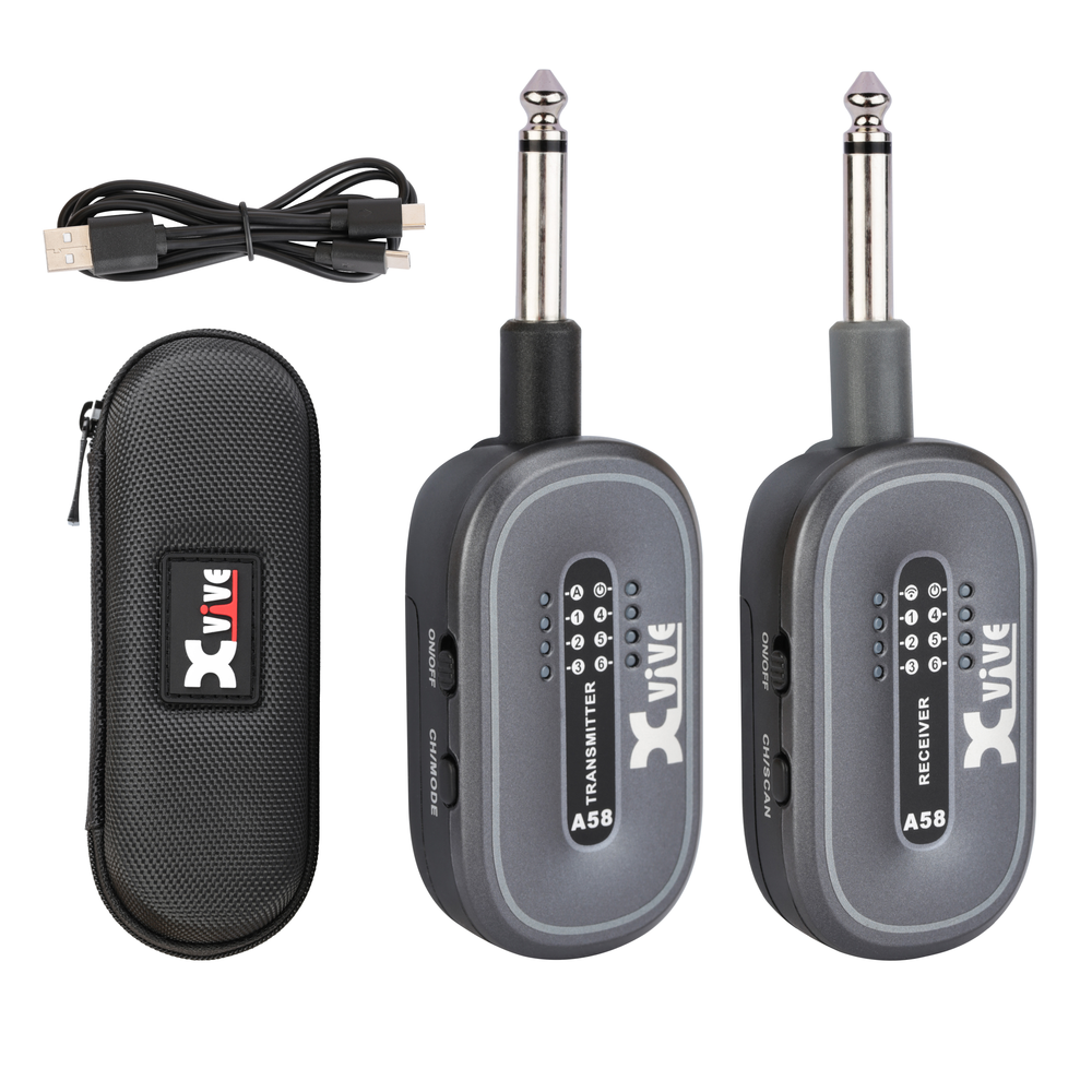 XVive A58 GUITAR WIRELESS SYSTEM 5.8GHZ - Bass Centre Music Store Melbourne