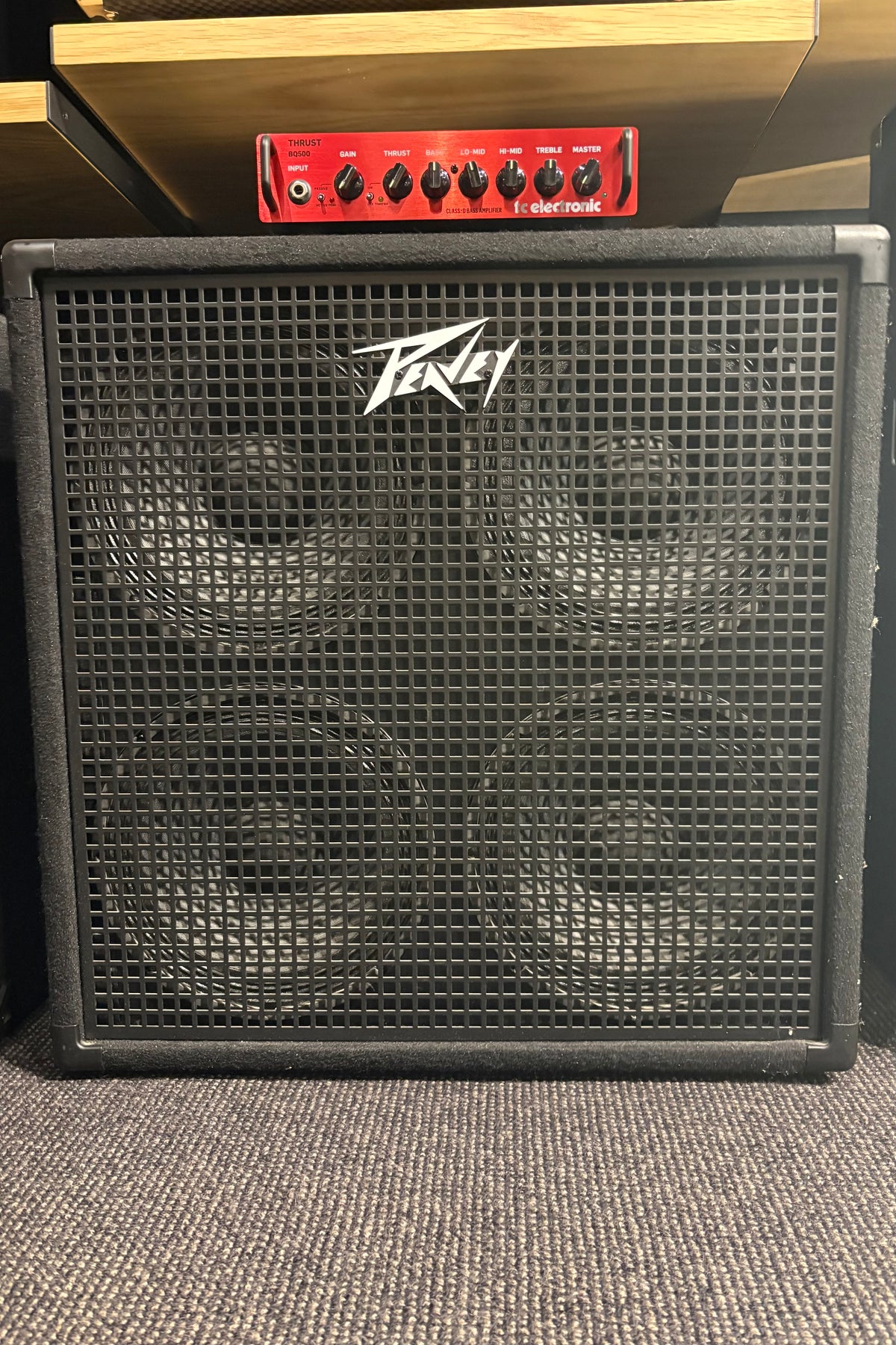 TC ELECTRONIC BQ500 + PEAVEY 410 Cab