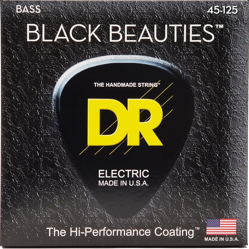 DR Black Beauties 5 String Set - Bass Centre Music Store Melbourne