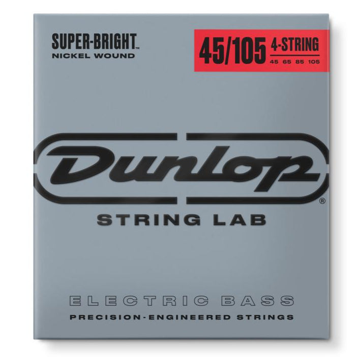 Dunlop Super Bright Nickel Wound Bass 4 String - Bass Centre Music Store Melbourne