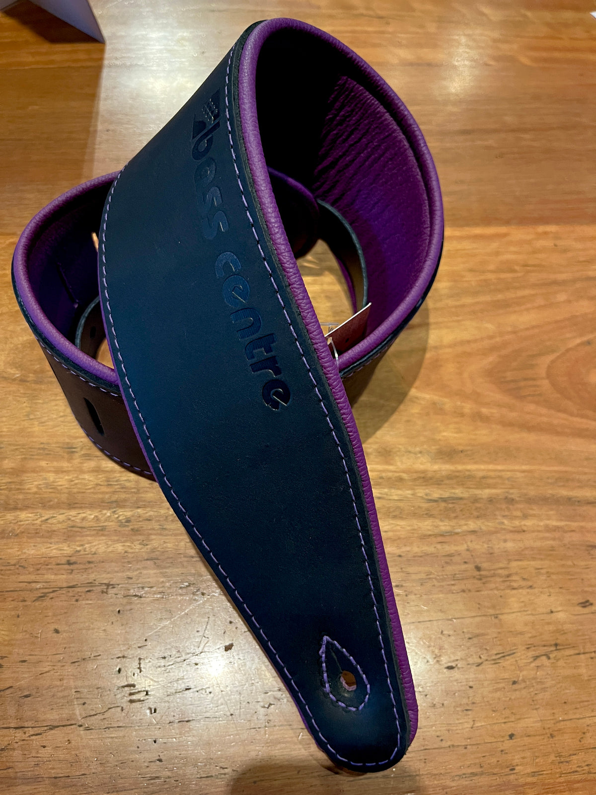 Colonial Leather Soup 3&quot; Padded Leather Strap - Bass Centre Music Store Melbourne