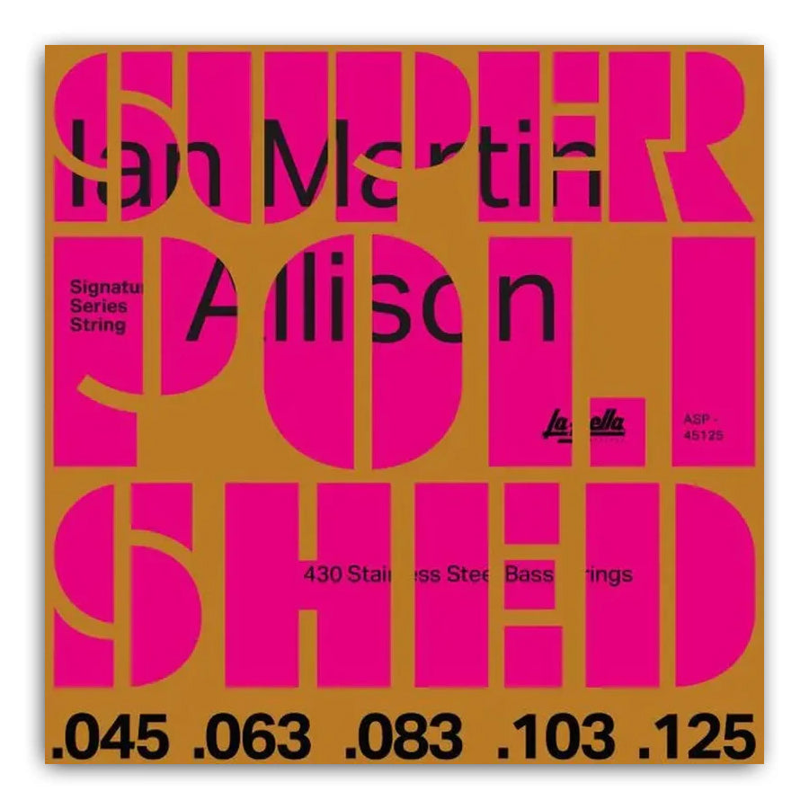 La Bella Super Polished Ian Martin Allison Signature Strings 5-String Set - Bass Centre Music Store Melbourne