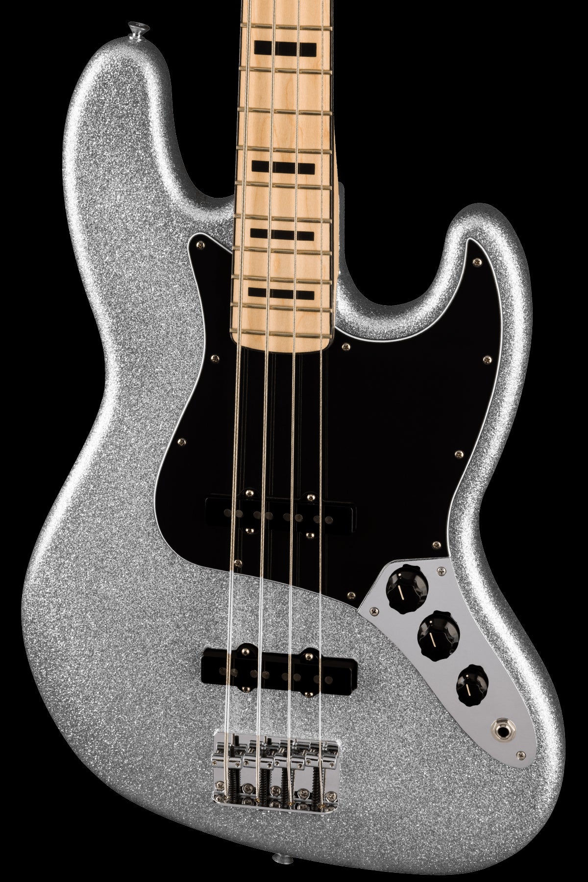 Fender Mikey Way Jazz, Limited Edition Silver Sparkle