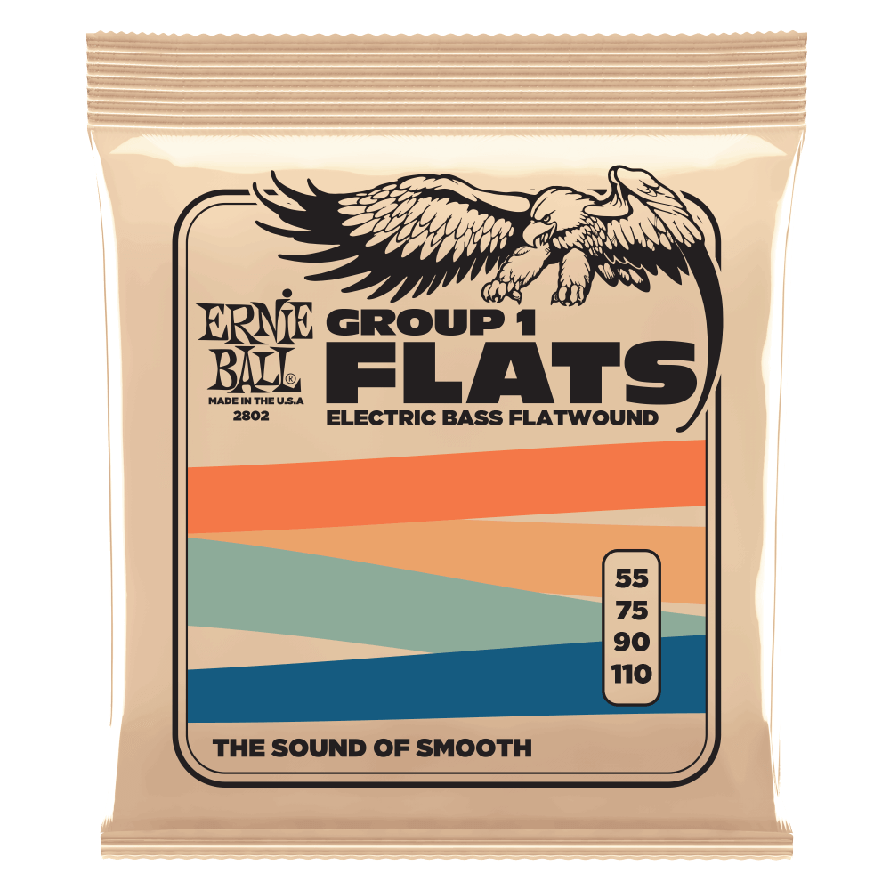 Ernie Ball Group 1 Stainless Steel Flatwound String - Bass Centre Music Store Melbourne