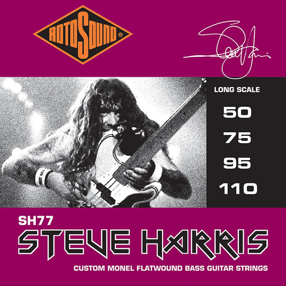 Rotosound STEVE HARRIS CUSTOM FLATWOUND | 50-110 - Bass Centre Music Store Melbourne