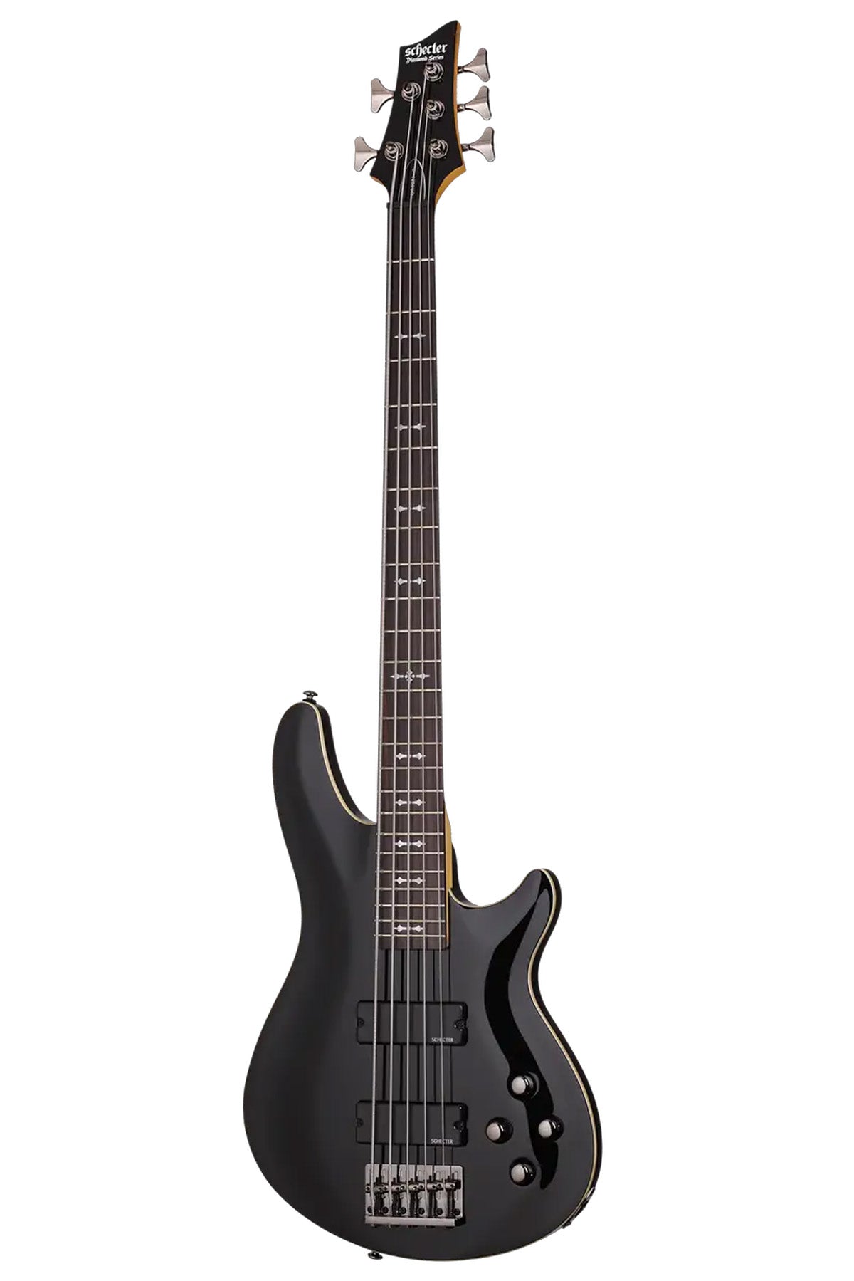 Schecter Omen-5 Gloss Black - Bass Centre Music Store Melbourne