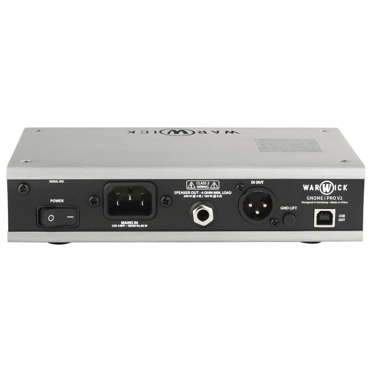 Warwick Gnome iPro V2,  300 Watt Bass Head with USB Interface - Bass Centre Music Store Melbourne