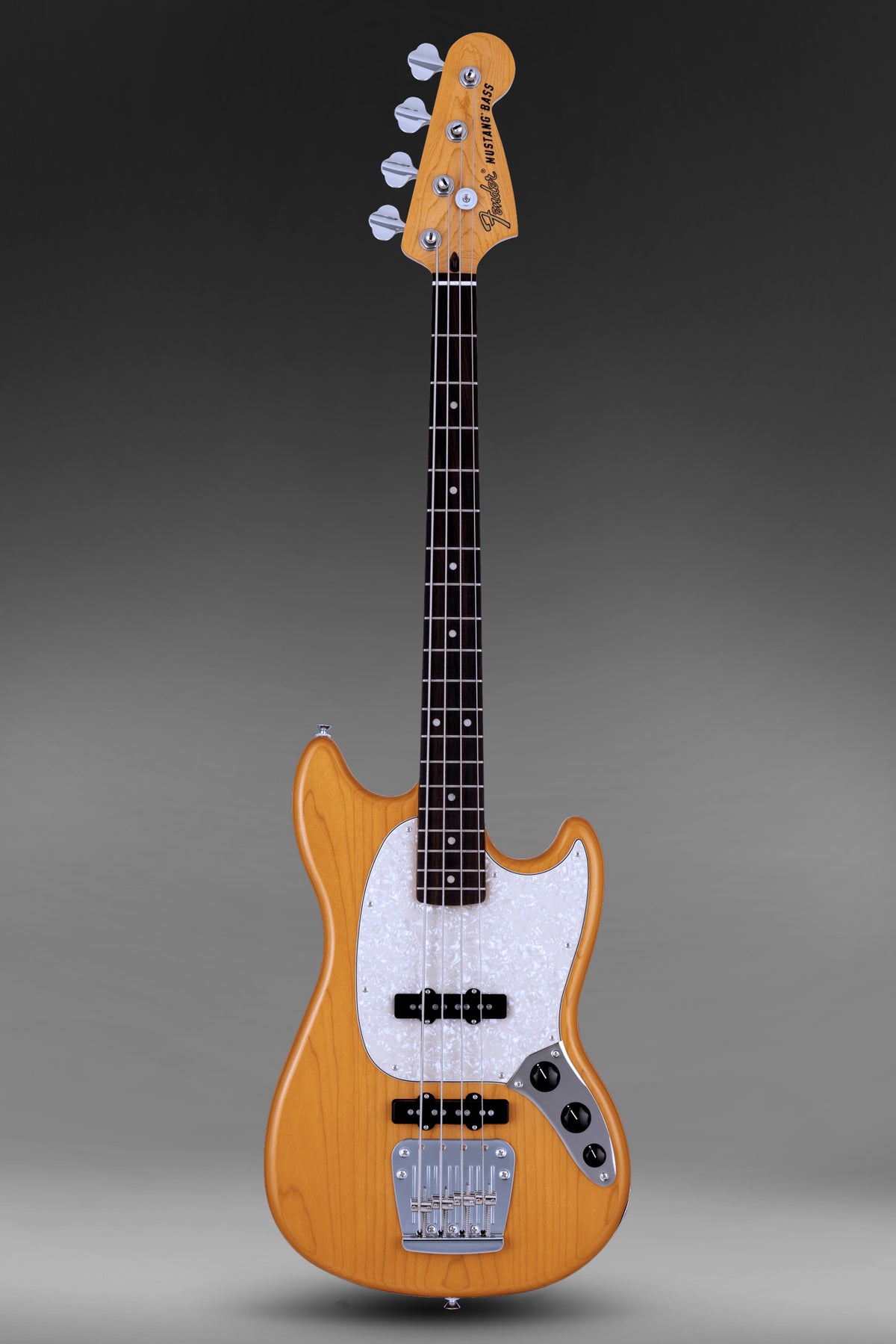 Fender Japan 'Chilli Beans' Maika Mustang Bass Natural - Bass Centre Music Store Melbourne