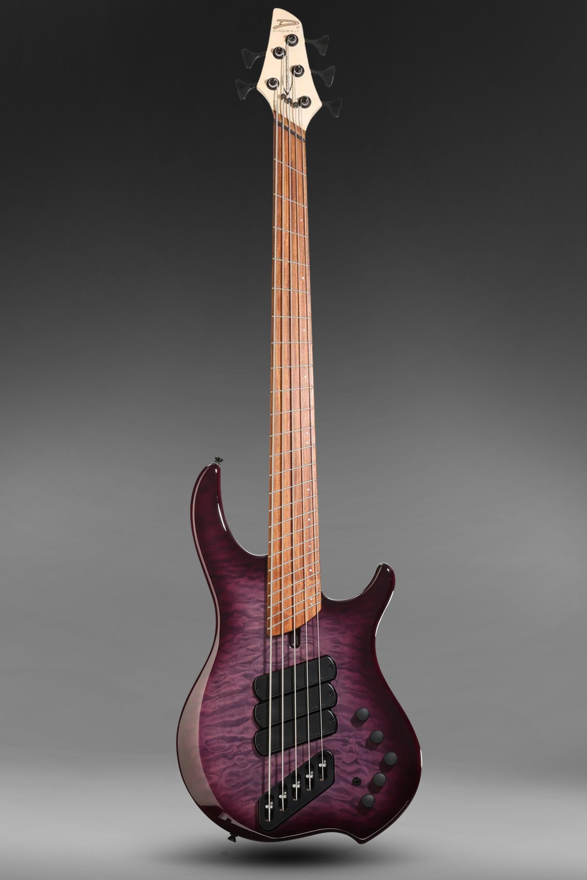 Dingwall Combustion 5 Quilt Top 3X Pau Ferro Ultra Violet Burst - Bass Centre Music Store Melbourne