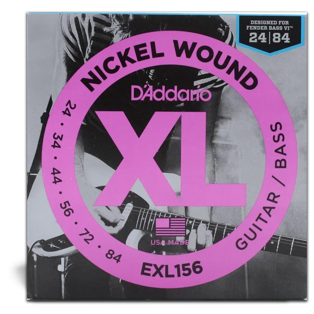 D&#39;Addario EXL156 Strings For Fender Bass Vi - Bass Centre Music Store Melbourne