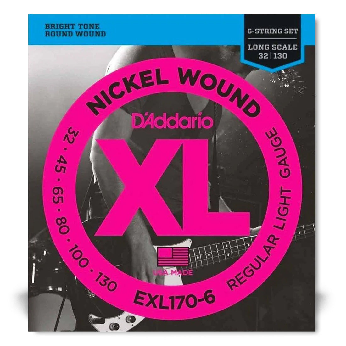D'Addario XL Nickel Wound 6 String - Bass Centre Music Store Melbourne