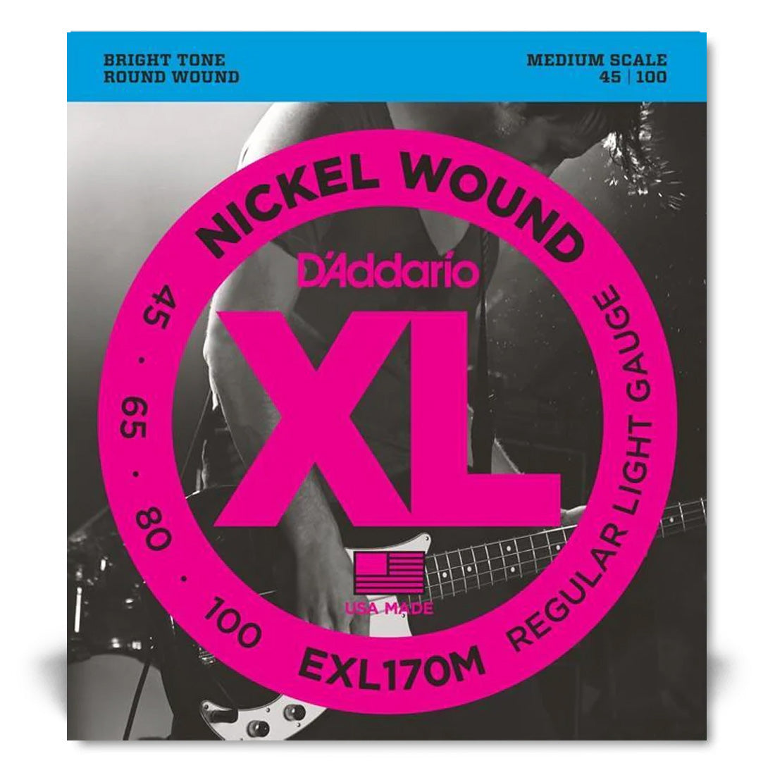 D&#39;Addario EXL170M Medium Scale - Bass Centre Music Store Melbourne