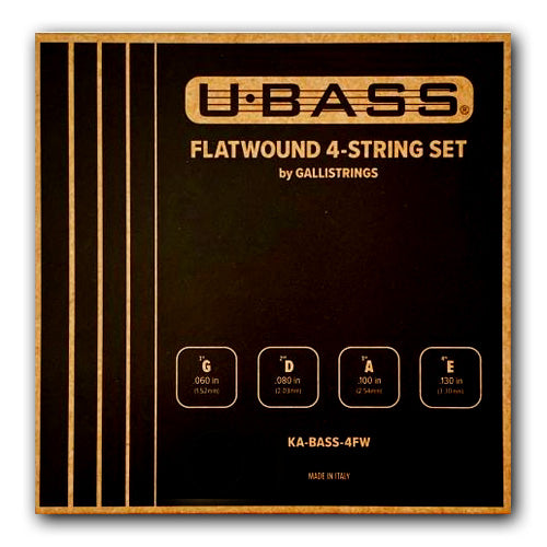 Kala U-Bass Flat Wound 4 string set by Galli - Bass Centre Music Store Melbourne