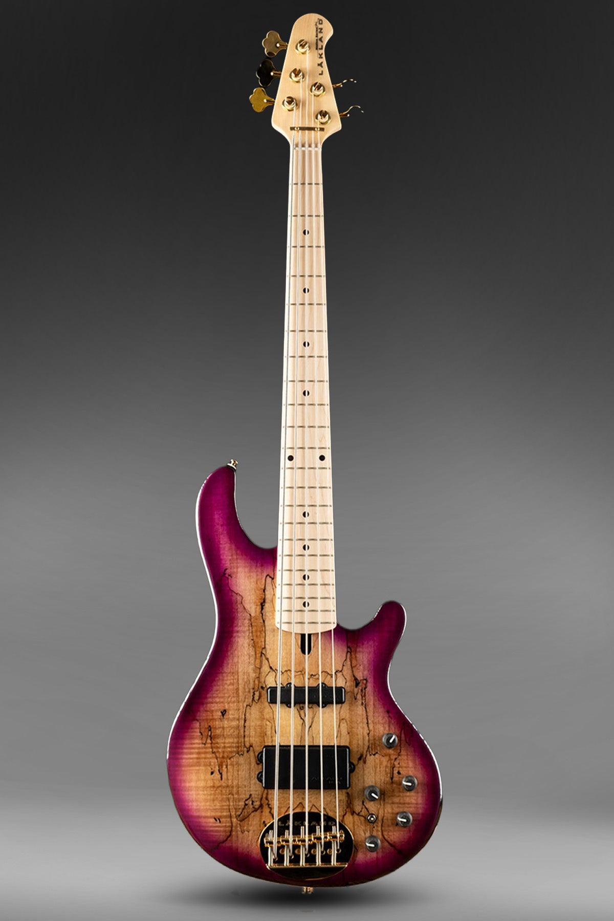 Lakland Skyline 55-02 Deluxe Spalted Maple Violet Burst