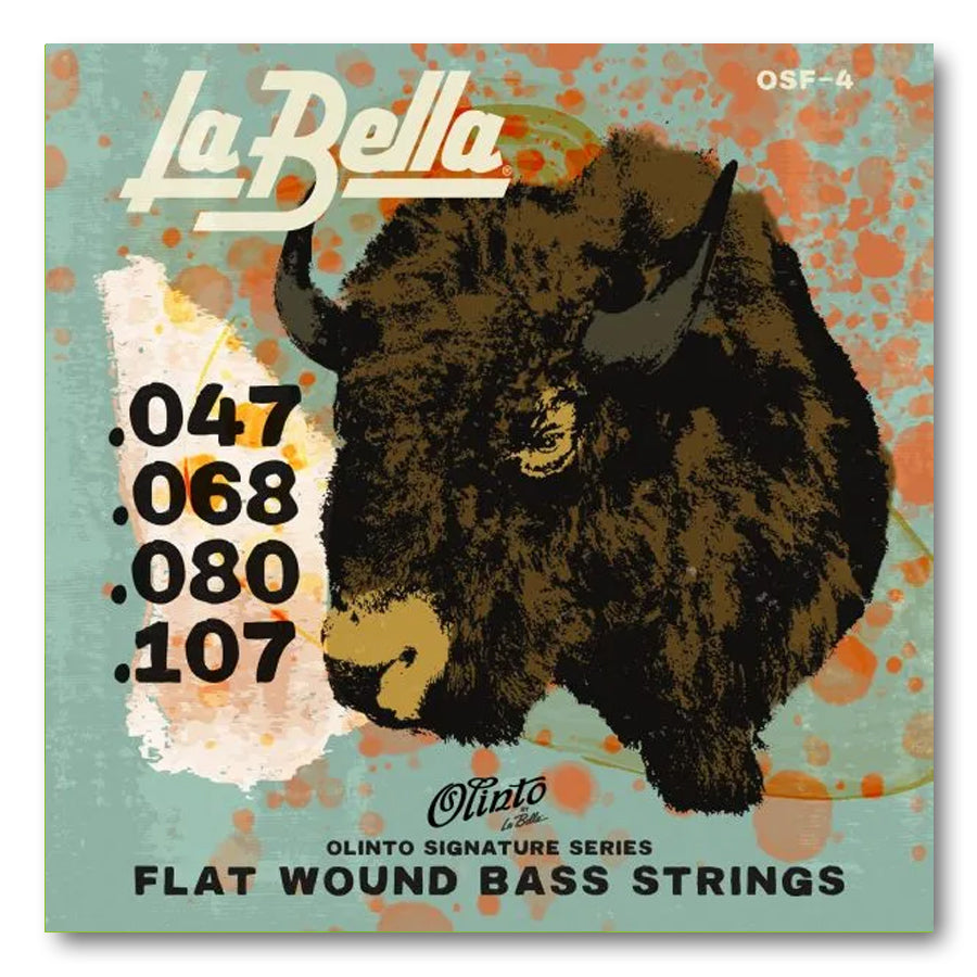 LaBella Olinto Signature Flat Wound Flats 4 String - Bass Centre Music Store Melbourne