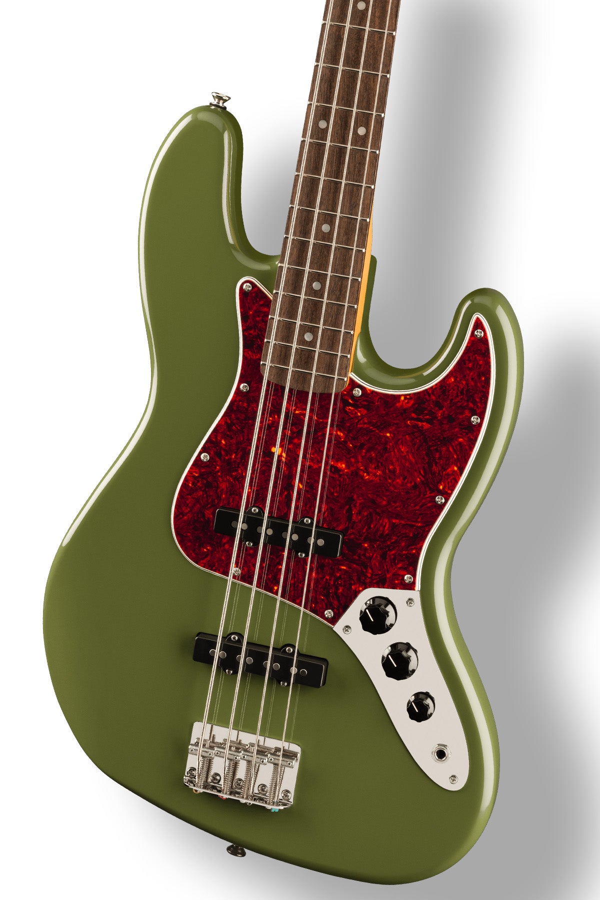 Limited Edition Classic Vibe™ &#39;60s Jazz Bass®, Tortoiseshell Pickguard, Olive