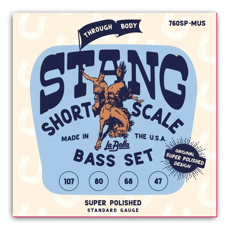 LA BELLA STANG – Super Polished to suit Mustang Through Body - Bass Centre Music Store Melbourne