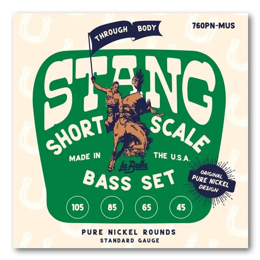 LA BELLA STANG – Pure Nickel Round Wound to suit Mustang Through Body - Bass Centre Music Store Melbourne