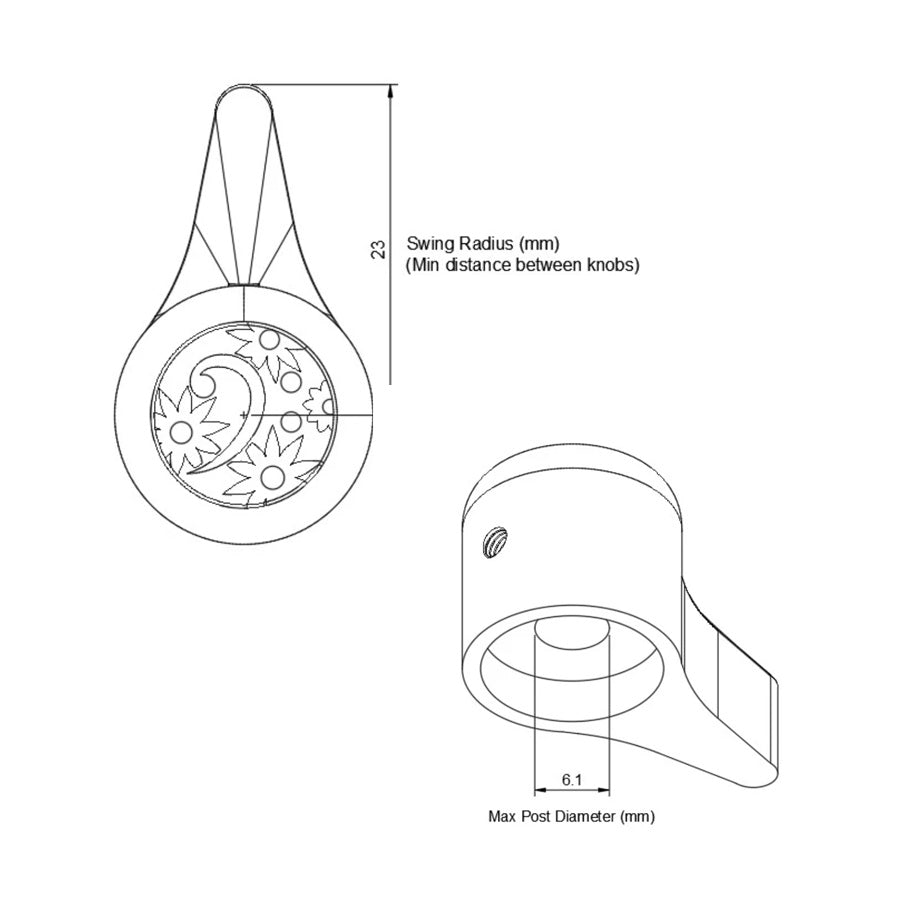Endless Devices Bass Pickup Selector Knob