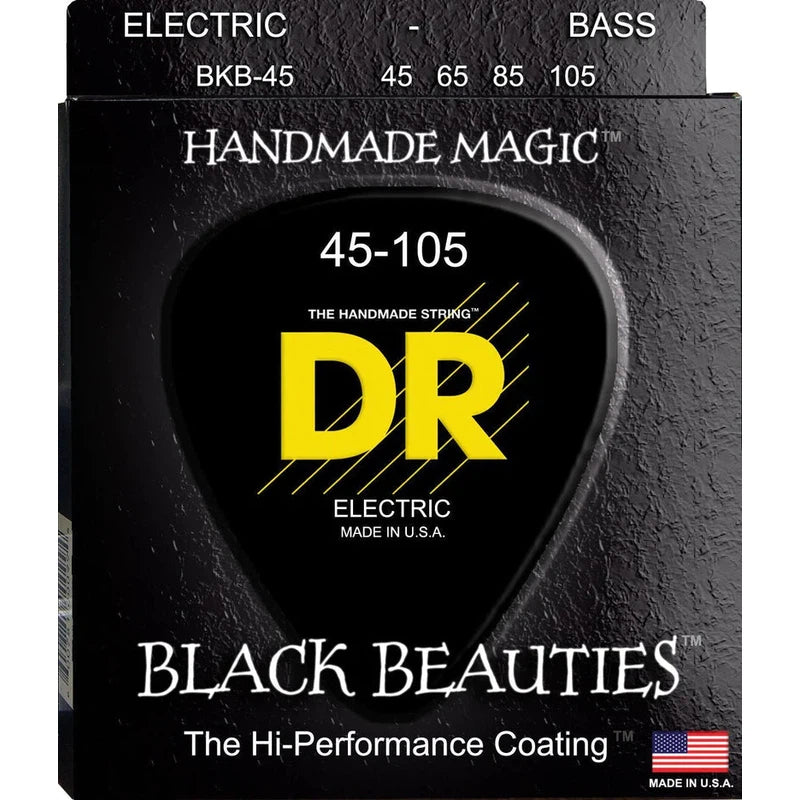DR Black Beauties 4 String Set - Bass Centre Music Store Melbourne