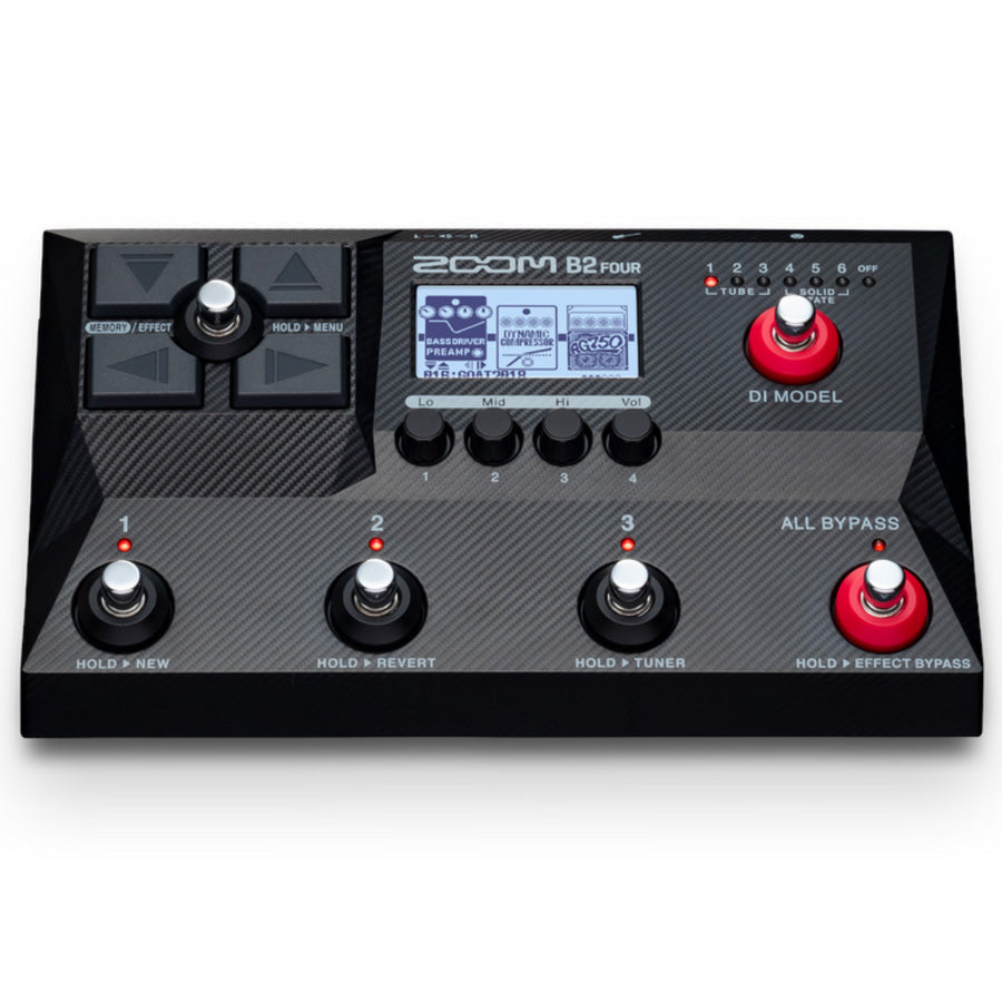 Zoom B2 Four Effects Unit - Bass Centre Music Store Melbourne