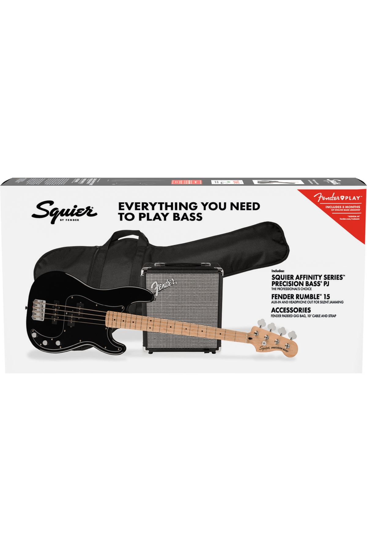 Squier Affinity PJ Bass Pack - Bass Centre Music Store Melbourne