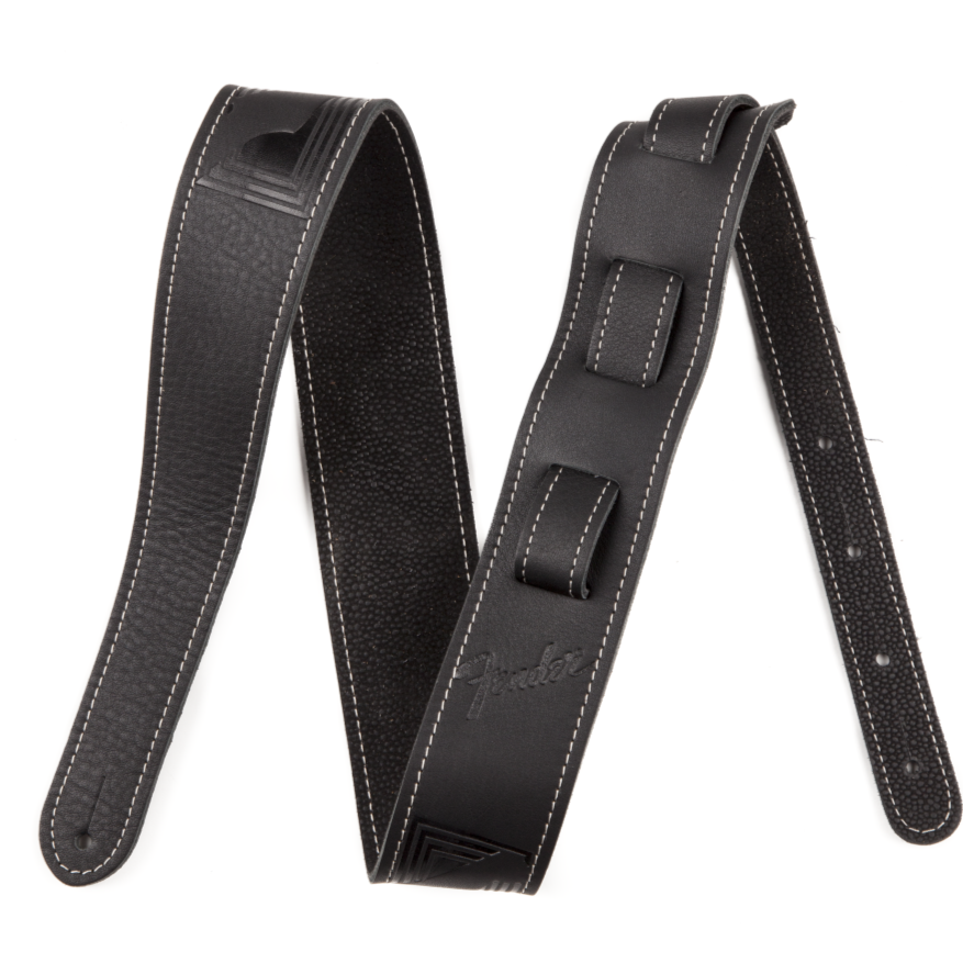 FENDER® MONOGRAM LEATHER STRAP - Bass Centre Music Store Melbourne