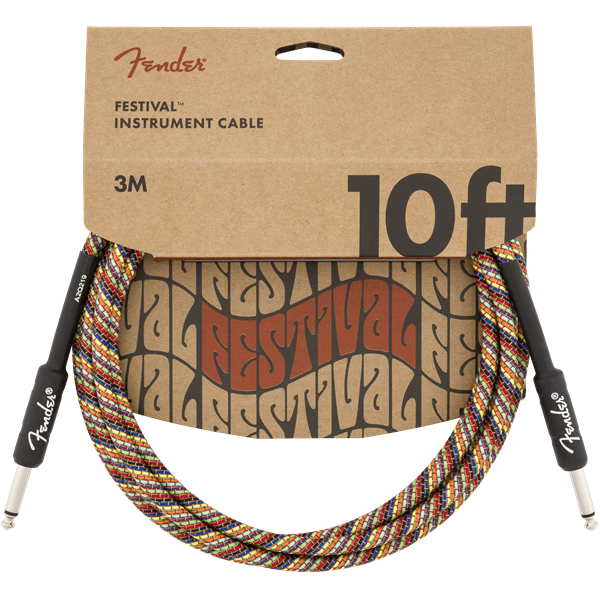 Fender Festival Rainbow Cables - Bass Centre Music Store Melbourne