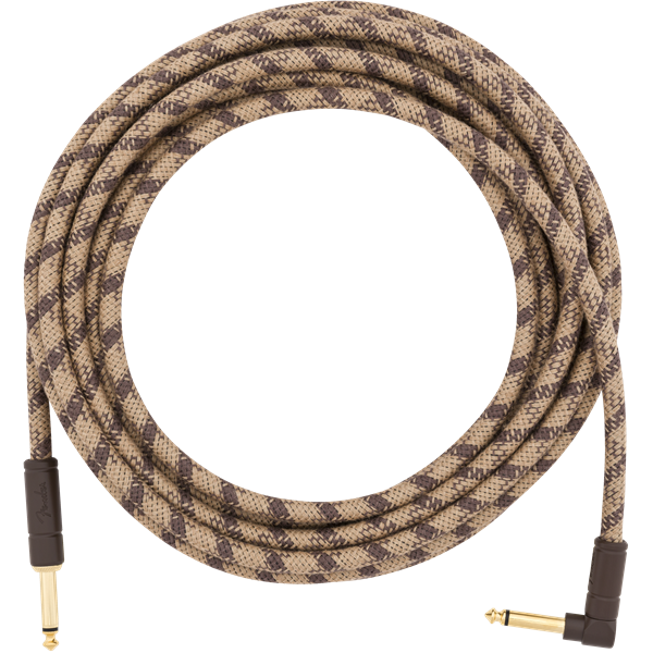 Fender Festival Hemp Cable 6m (18.6ft) Angled Lead - Bass Centre Music Store Melbourne