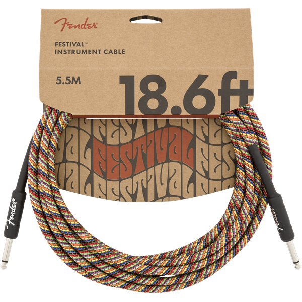 Fender Festival Rainbow Cables - Bass Centre Music Store Melbourne